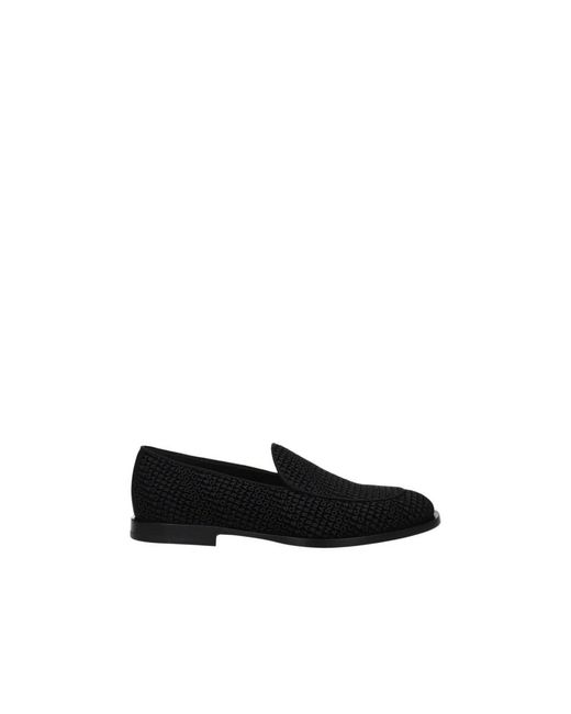 Dolce & Gabbana Black Loafers for men