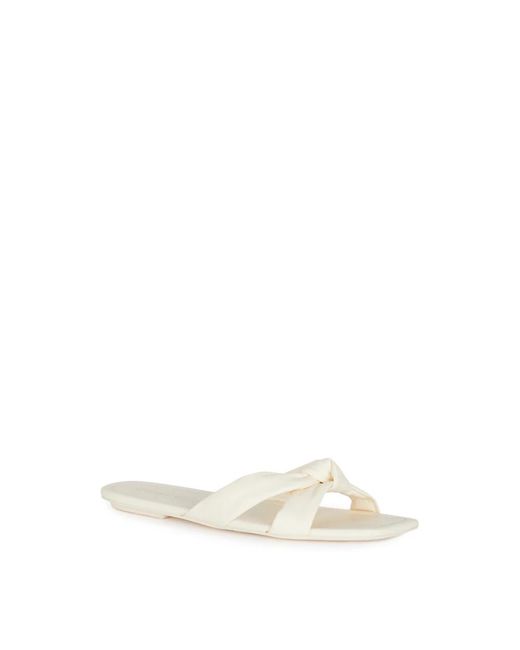Stuart Weitzman Natural Sliders