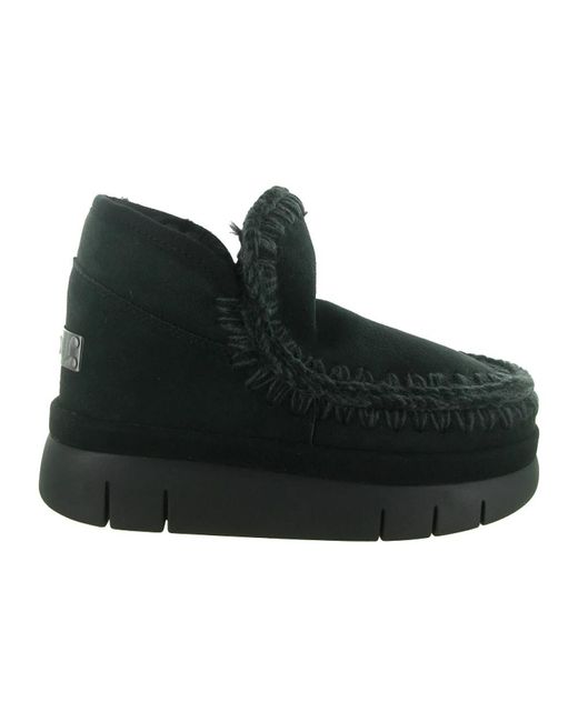 Mou Black Bounce Welt Suede