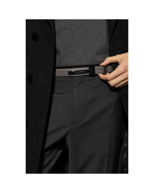 Dolce & Gabbana Gray Belts for men