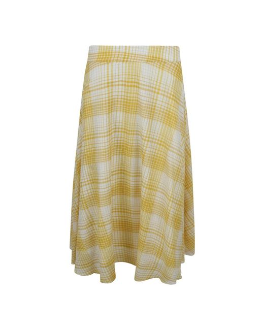 Mii Corfu Midi Rok in het Yellow