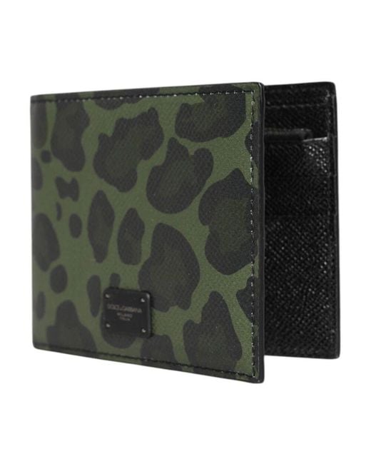 Wallets & Cardholders di Dolce & Gabbana in Green da Uomo