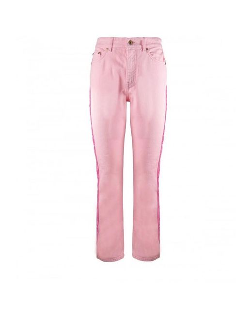 Chiara Ferragni Pink Cropped Trousers