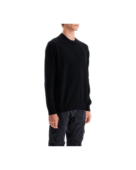 Round-Neck Knitwear C P Company pour homme en coloris Black