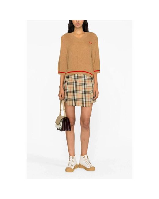 Marni Brown V-Neck Knitwear