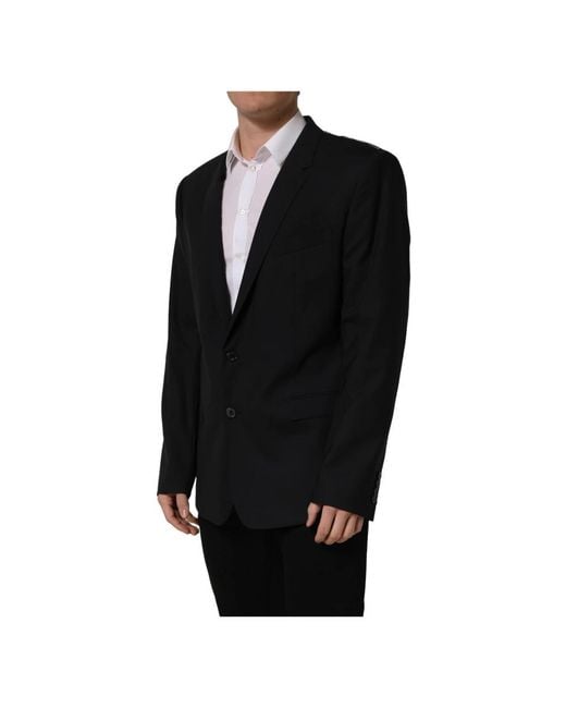 Dolce & Gabbana Black Blazers for men