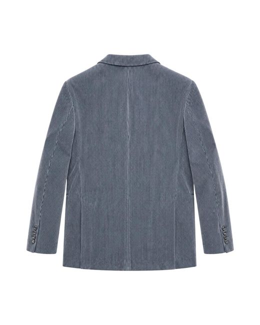 Brunello Cucinelli Blue Blazers for men
