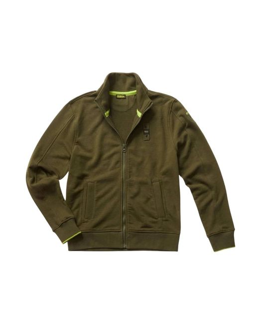 Blauer Green Zip-Throughs for men