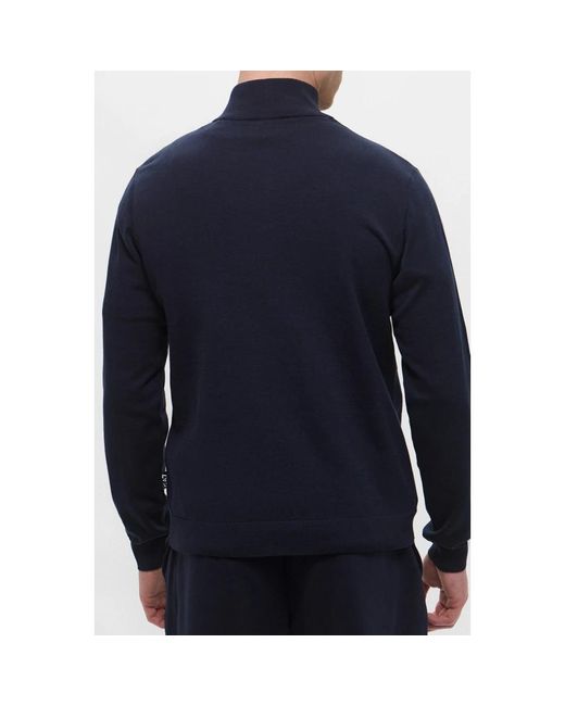 EA7 Full Zip Sweater in het Blue voor heren