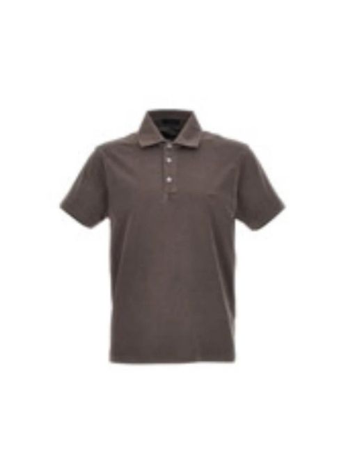 Fay Brown Polo Shirts for men