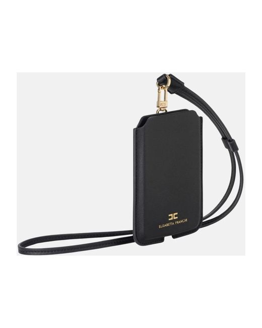 Phone Accessories Elisabetta Franchi en coloris Black