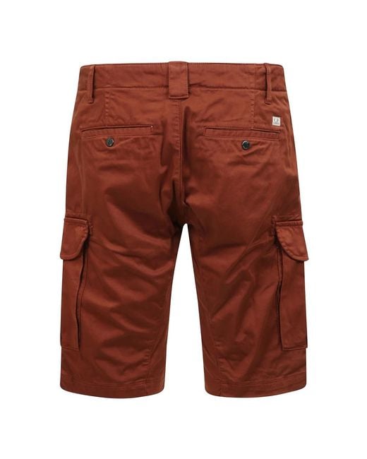 C P Company Casual Shorts in het Red voor heren