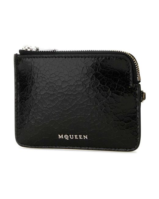 McQueen Black Wallets & Cardholders for men