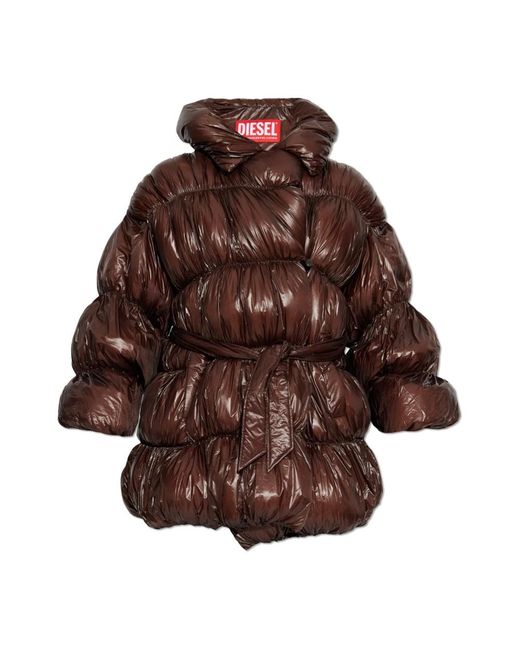 Down Jackets DIESEL en coloris Brown