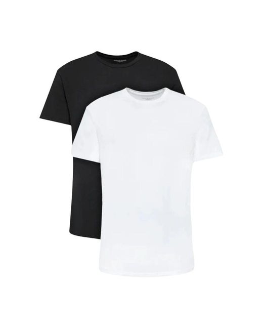 Tommy Hilfiger Schwarz-Weißes 2Er-Pack T-Shirt in Black für Herren