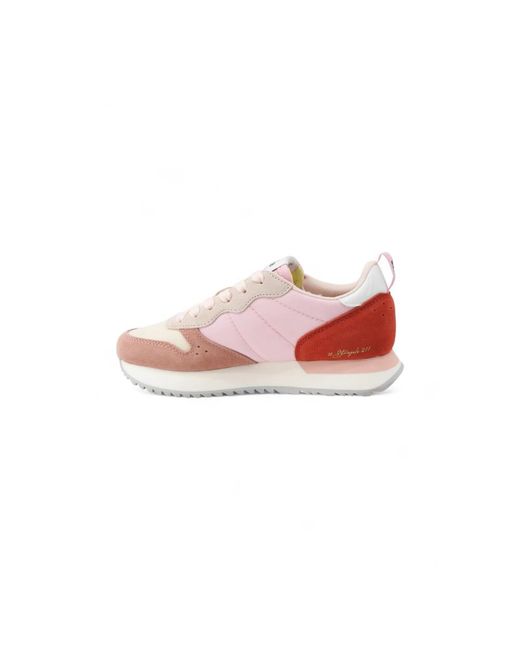 Sun 68 Pink Sneakers