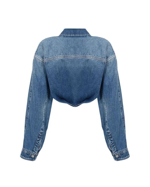 Sportmax Blue Denim Shirts