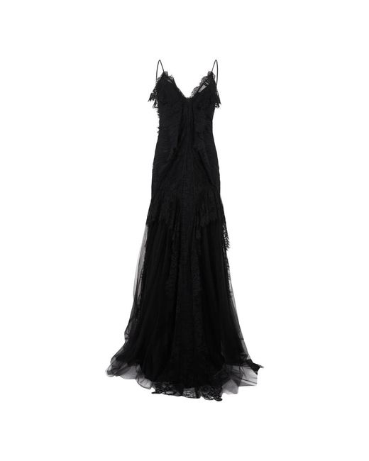 Alberta Ferretti Black Maxi Dresses
