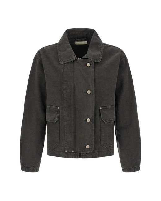 mfpen Gray Denim Jackets for men