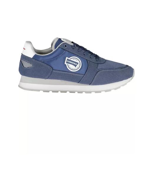 Sneaker in poliestere blu con dettagli a contrasto di Carrera in Blue da Uomo