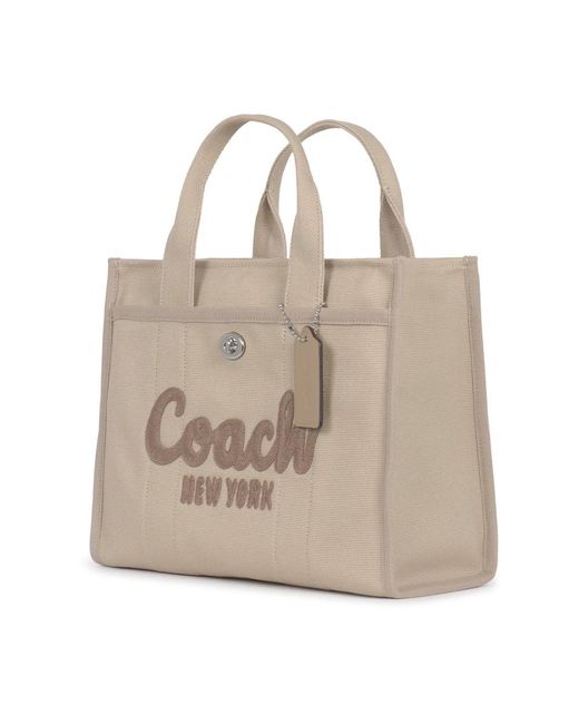 COACH Natural Tote Bags