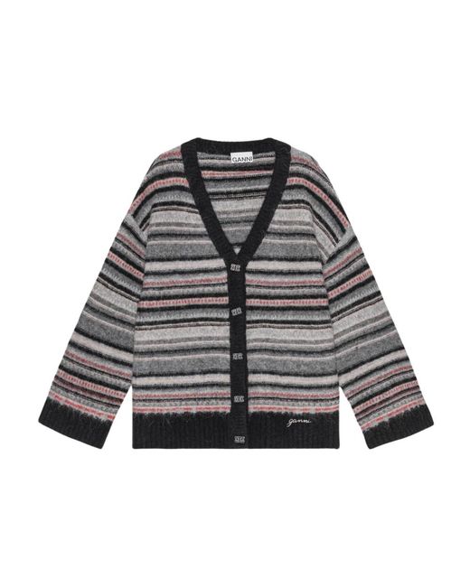 Ganni Gray Cardigans