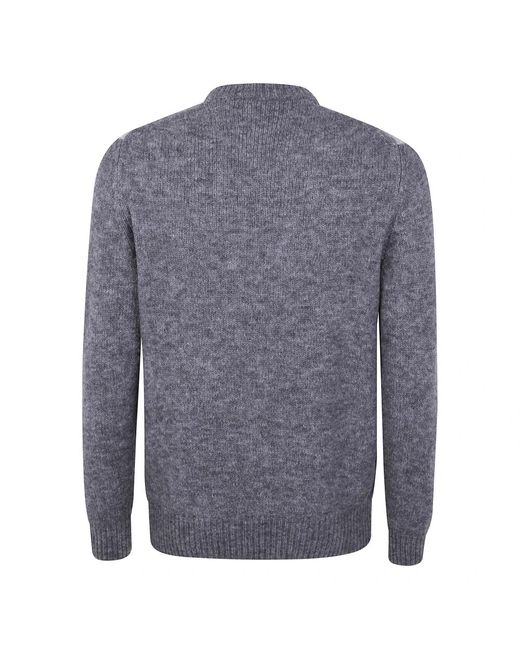 Ballantyne Gray Round-Neck Knitwear for men