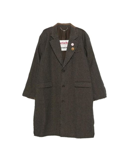 Martine Rose Single-Breasted Coats in het Black voor heren