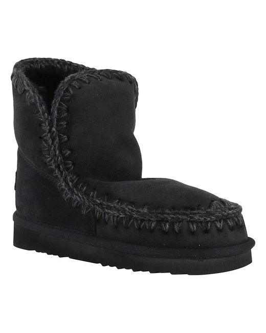 Mou Black Winter Boots
