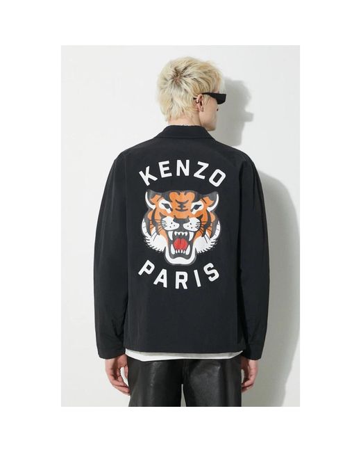 KENZO Light Jassen in het Blue voor heren