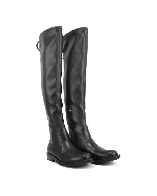 Bibi Lou Black Over-The-Knee Boots