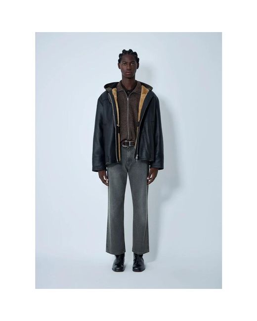 Our Legacy Blue Leather Jackets for men