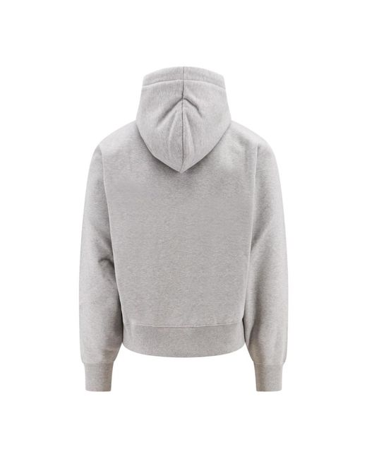 Saint Laurent Grauer hoodie mit kapuze und kängurutasche in Gray für Herren