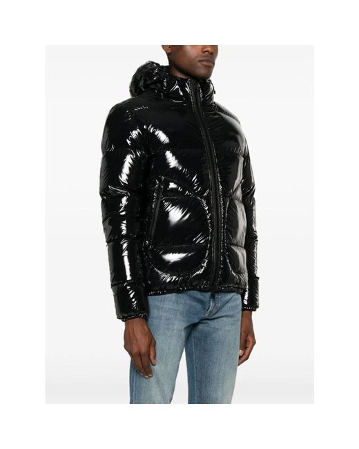 Herno Black Winter Jackets for men