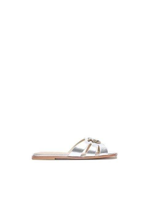 Pinko White Sliders