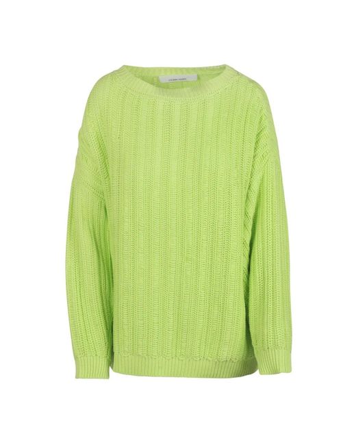 Liviana Conti Green Round-Neck Knitwear