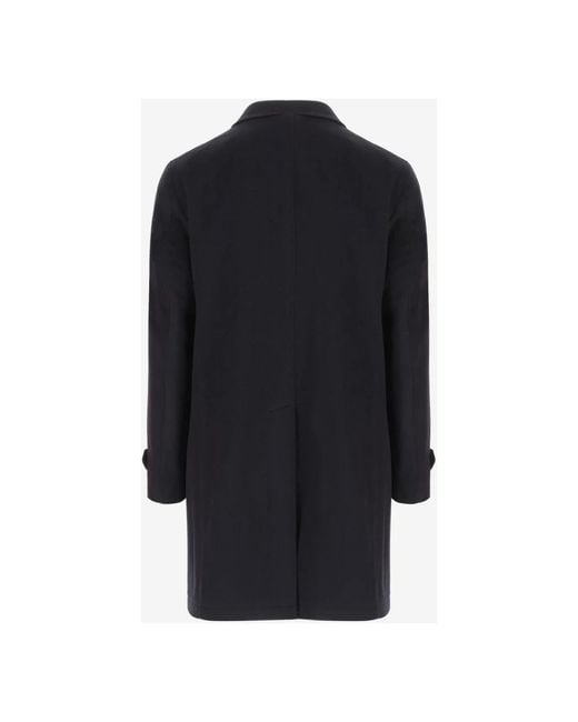 Tagliatore Blue Single-Breasted Coats for men