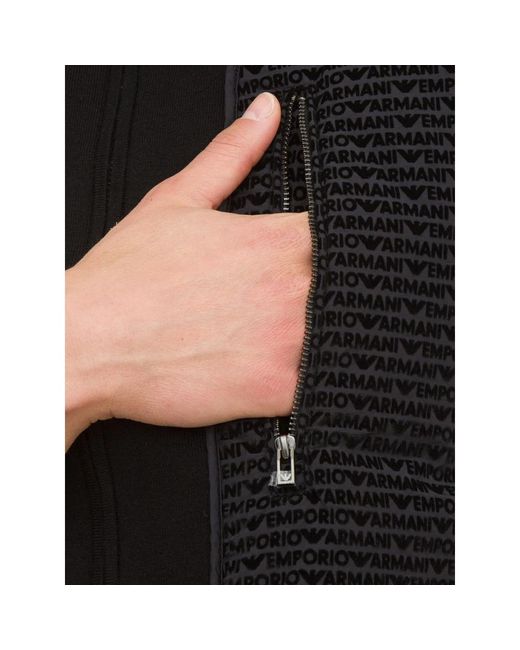 Emporio Armani Stilvolle schwarze blouson jacke in Black für Herren