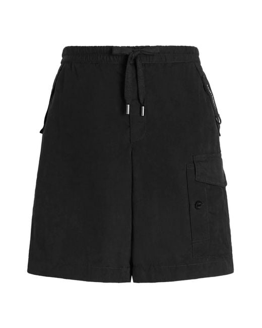 Dolce & Gabbana Black Casual Shorts for men