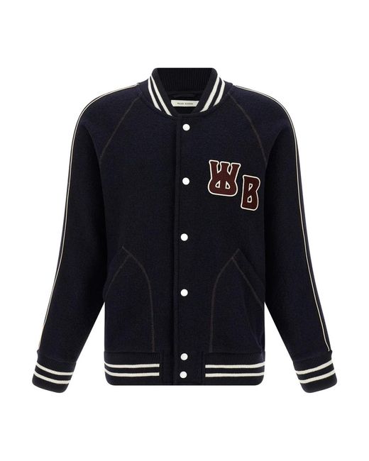 Wales Bonner Blue Bomber Jackets for men