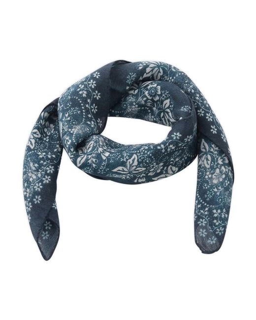 Massimo Alba Winter Scarves in het Blue voor heren