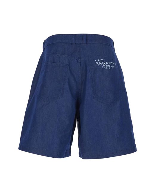 Givenchy Blue Casual Shorts for men