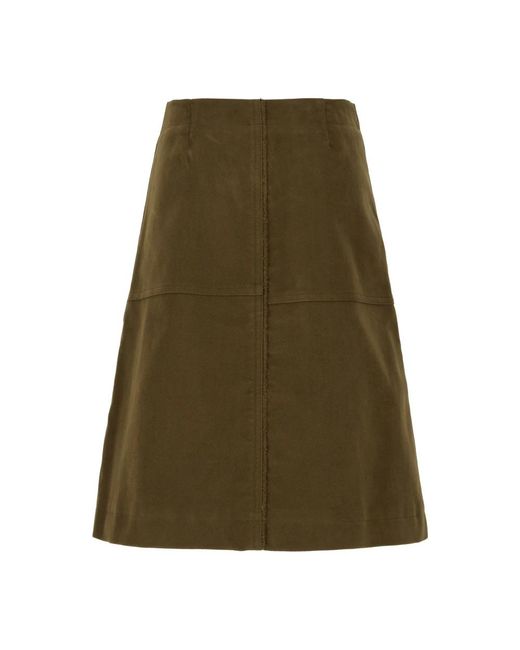 Burberry Green Midi Skirts