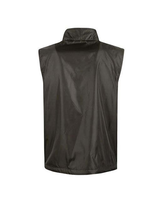 Aspesi Jassen ,Groen ,Nylon Blauwe Nylon Rits Gilet in het Green voor heren