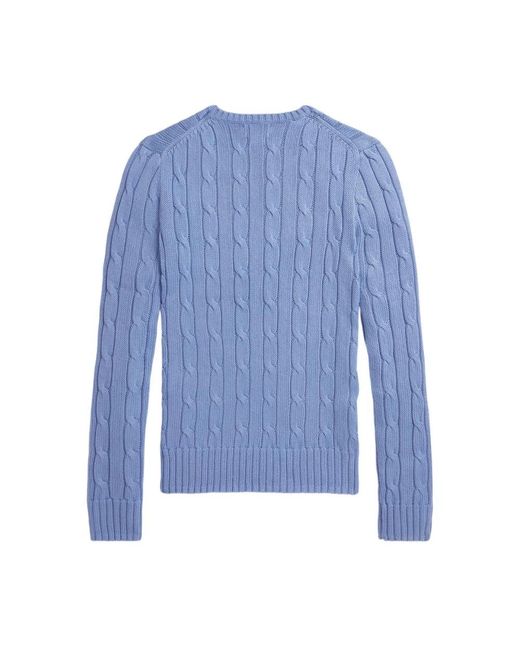 Ralph Lauren Blue Round-Neck Knitwear