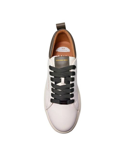 Alexander Smith White Sneakers for men