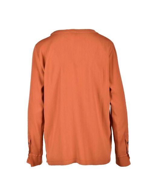 HER SHIRT HER DRESS Orange Long Sleeve T-Shirts