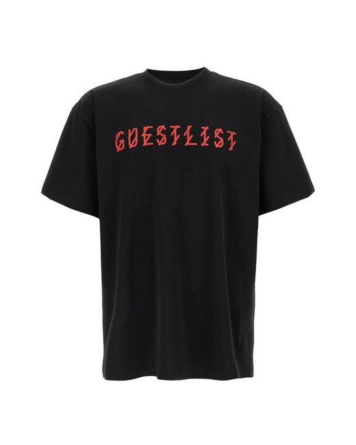 44 Label Group Guestlist Tee in het Black voor heren