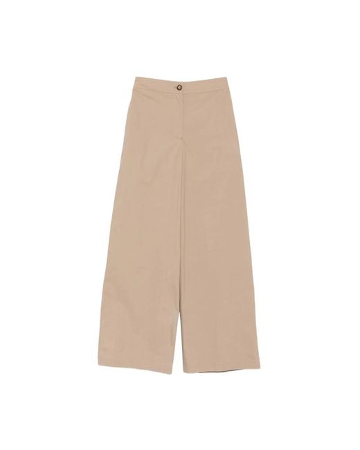 Emporio Armani Natural Wide Trousers