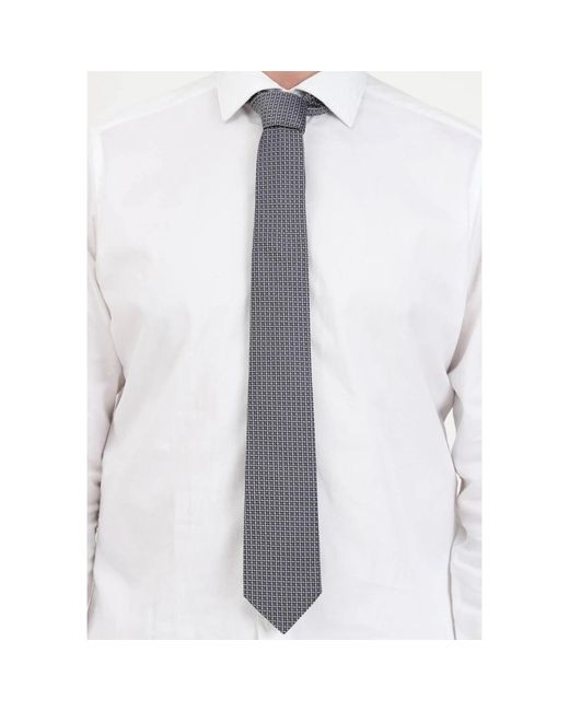 Ties di Lanvin in Gray da Uomo